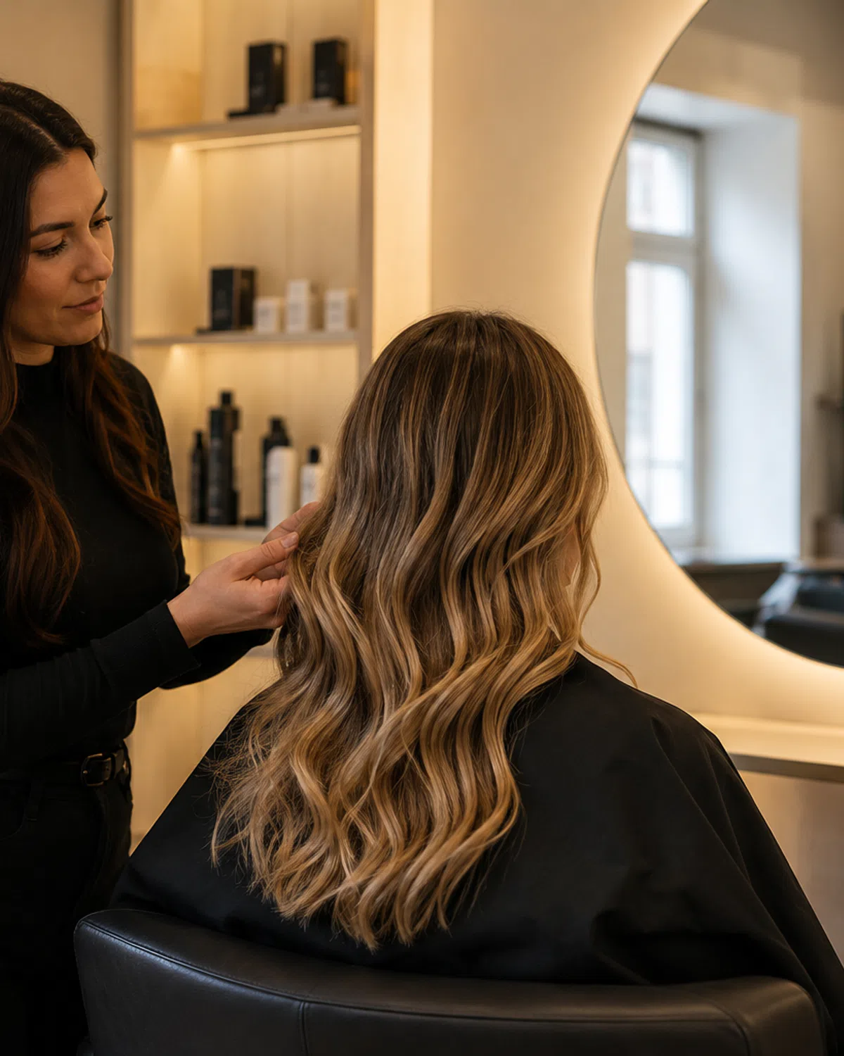 Persönliche Haarberatung in ruhiger Boutique-Salon-Atmosphäre