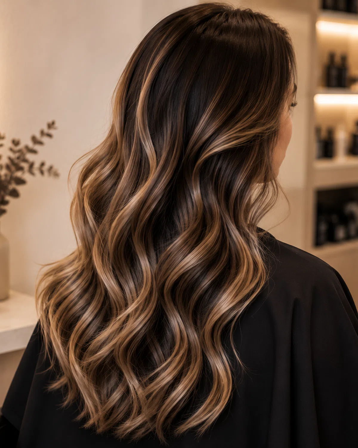 Extensions für mehr Fülle mit langem voluminösem Haar